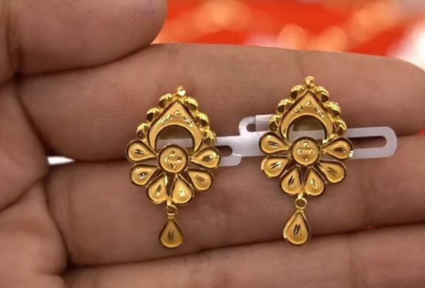 22k gold earrings designs for daily use
