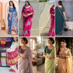 19+ Soft Simple Plain Saree Blouse Designs with a Touch of Elegance