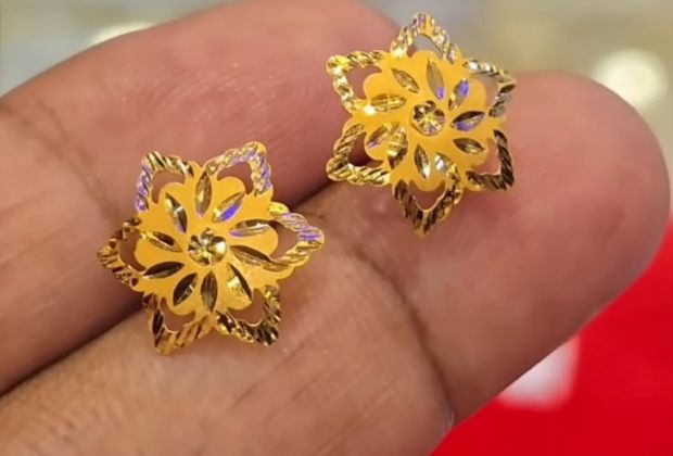 bridal gold earrings designs