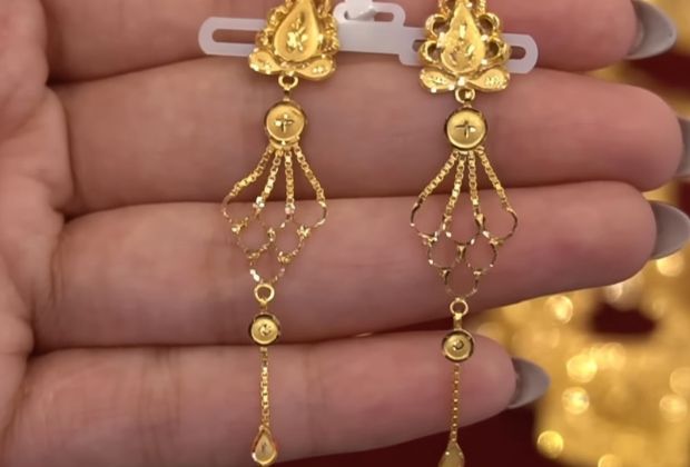 gold earrings designs for daily use