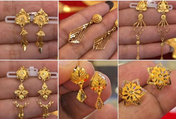 16+ Lightweight Gold Earrings Designs Small Size for All-Day Comfort