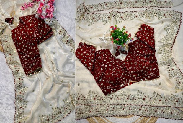 blouse design for banarasi silk saree
