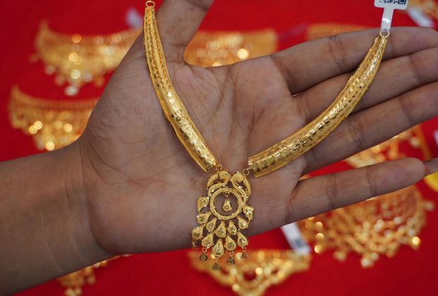 gold choker necklace design