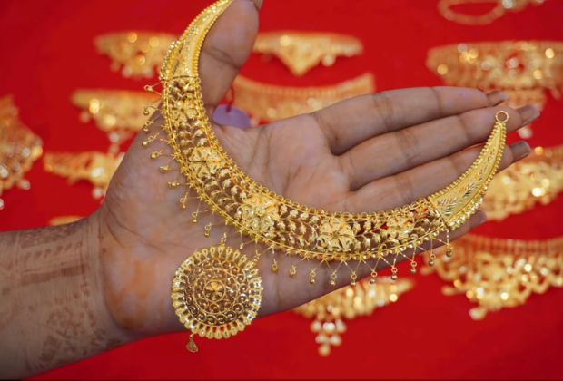 simple malabar gold necklace designs with price