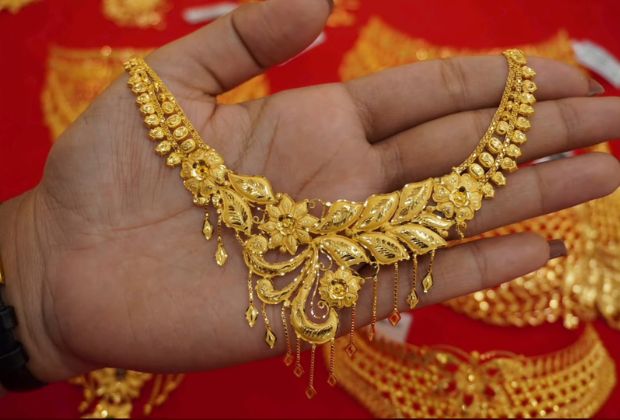 wedding gold necklace design