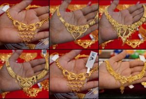 latest gold necklace designs
