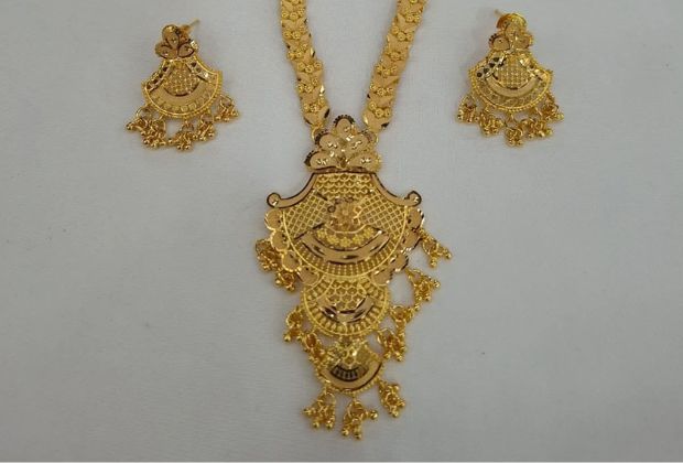 Gold necklace designs with price