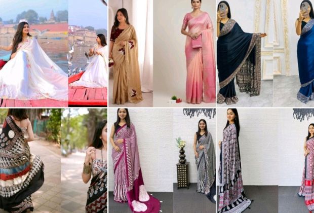 14+ Glow Finish Tissue Saree Blouse Designs for Festive Elegance