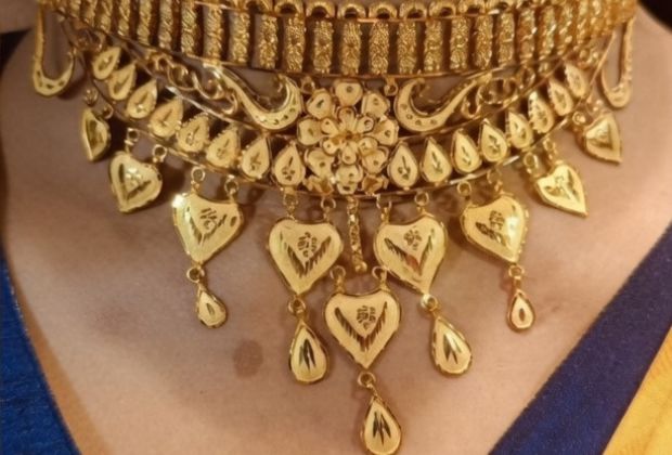 wedding gold necklace design