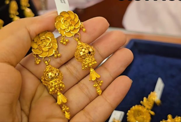 22k gold earrings designs for daily Use