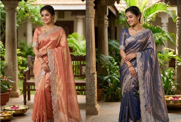 Latest saree blouse design trends for silk sarees