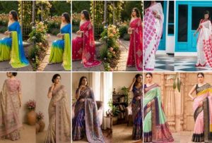 plain cotton saree blouse designs
