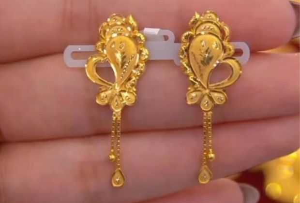 Earrings designs Gold Latest