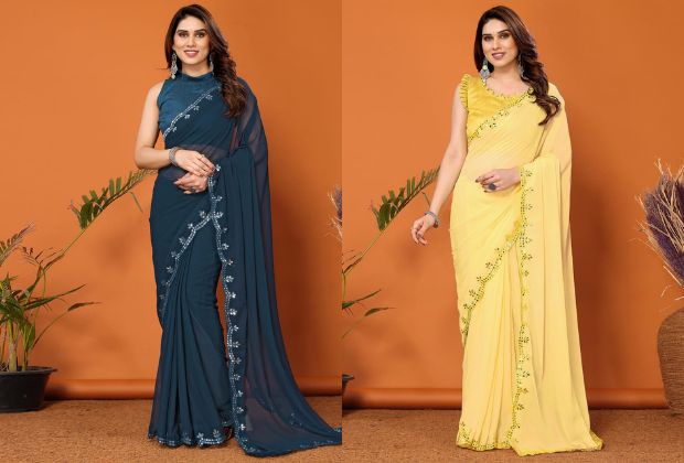 modern saree blouse designs