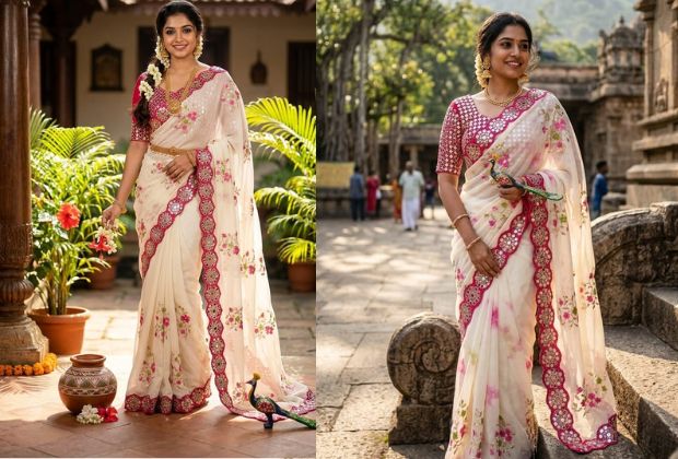 Silk saree blouse designs front and back simple