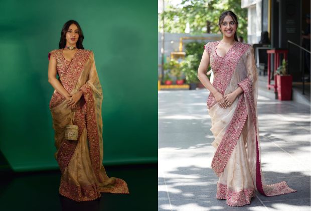Modern saree blouse designs front and back