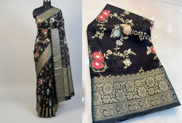 Trending saree blouse designs latest for silk sarees