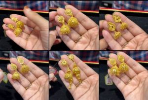 gold earring jhumka new design