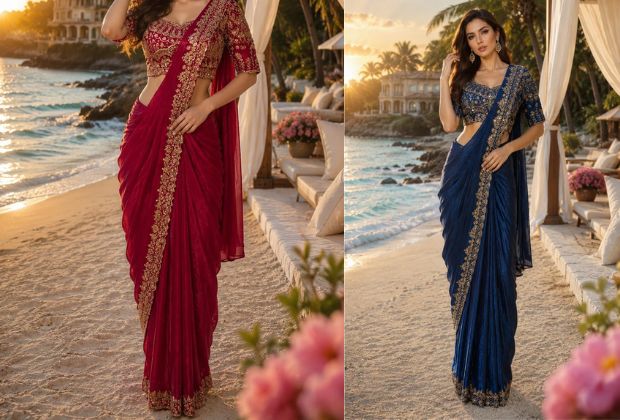 fancy saree blouse designs