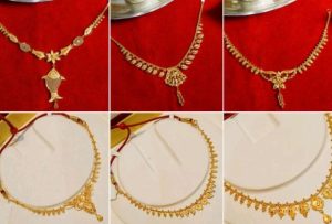modern simple gold necklace designs