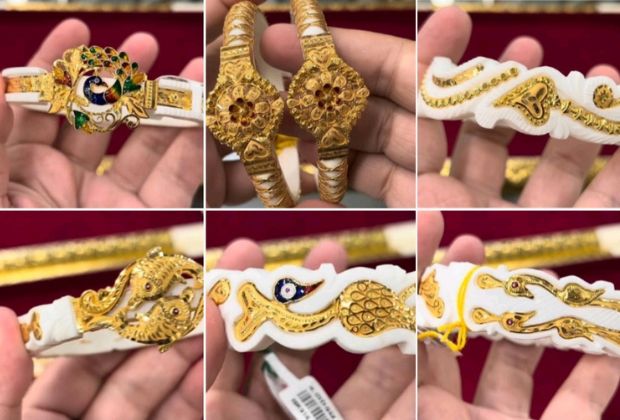 gold sakha badhano new design