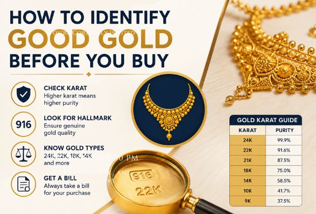 how to check the karat of gold