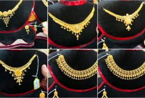 simple gold necklace design