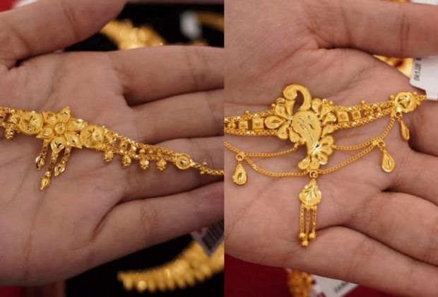 Modern Gold Necklace Design 