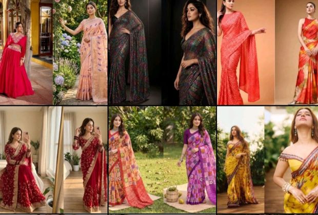 marriage wedding saree design